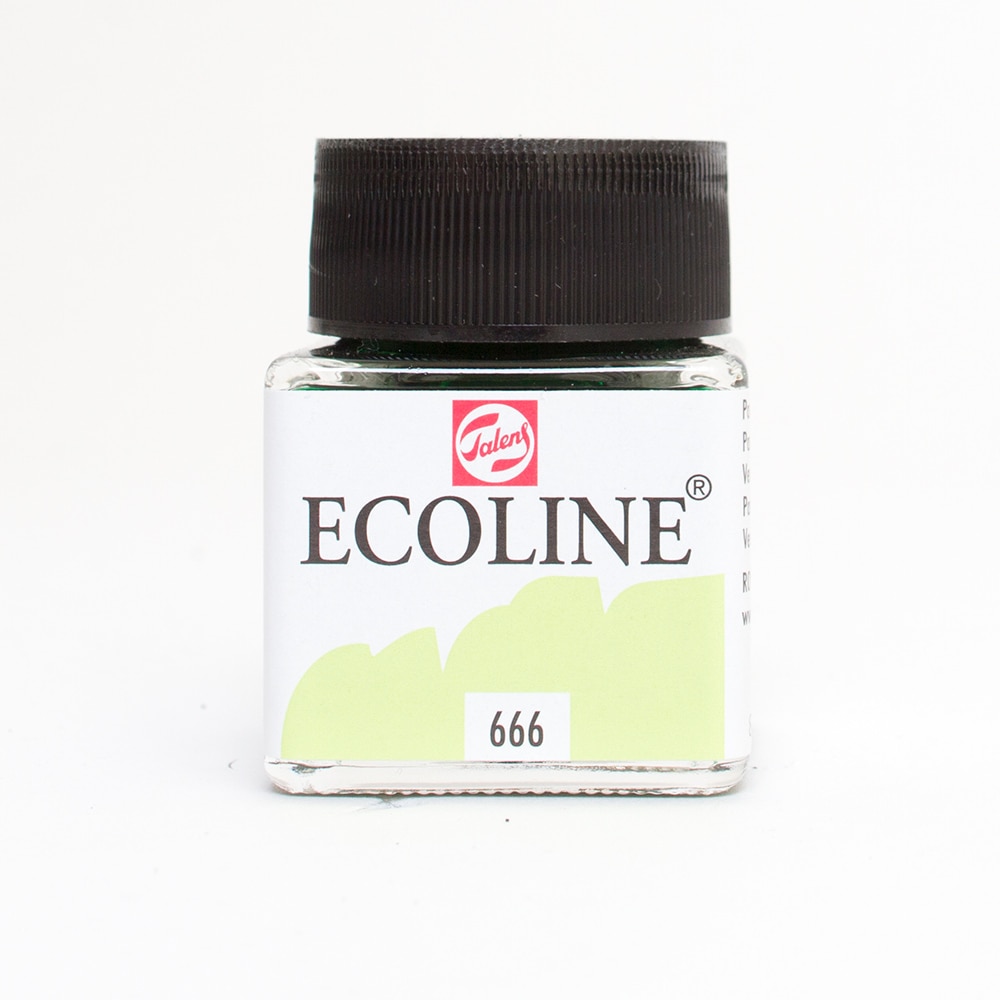 Ecoline, Liquid, Watercolor, 30ml, Jar, Pastel Green